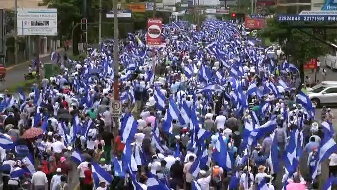 Crise au Nicaragua: les temps forts, capturés par Luis Sequeira, pigiste de l'AFPTV qui a remporté le prix Rory Peck