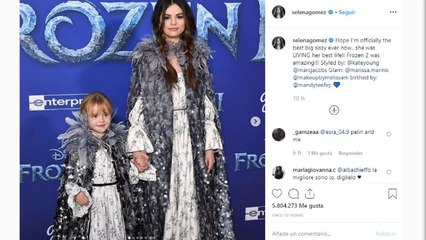 Selena Gomez acude a la premiere de Frozen 2 con su hermana