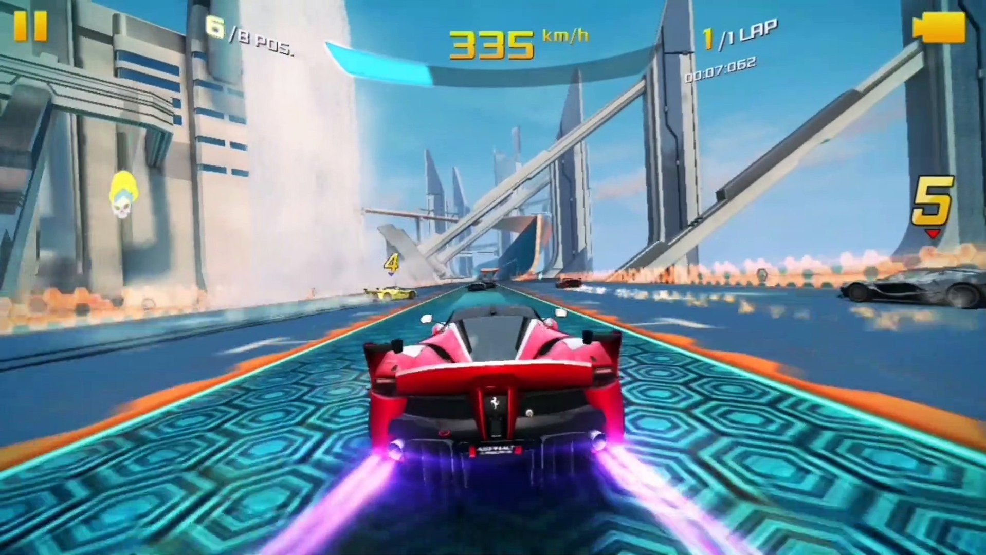Ferrari Fxx K Festival Cup Event Races At Area 51 Sector 8 Dubai Gameplay In Asphalt 8 Video Dailymotion