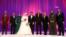 Cumhurbaşkanı Erdoğan, Mahir Ünal'ın kızının nikah törenine katıldı
