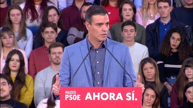 Sánchez: Gobierno y avance solo lo garantiza el PSOE