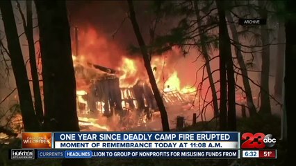 One Year Since Deadly Camp Fire Erupted
