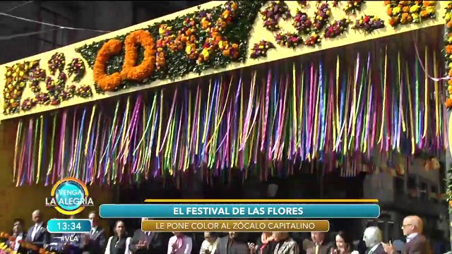 ¡El Zócalo capitalino se llena de vida y color con el Festival de las Flores! | Venga La Alegría