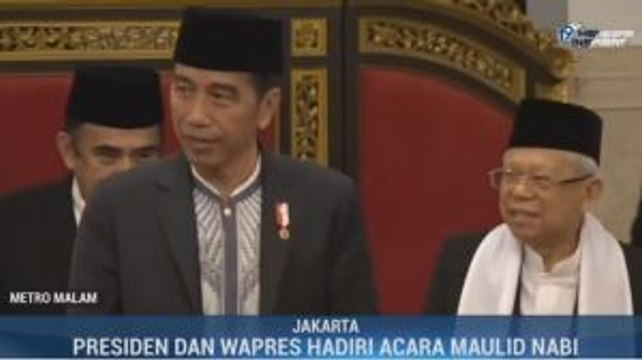 Jokowi-Ma'ruf Peringati Maulid Nabi di Istana Negara