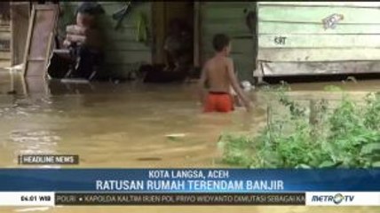 Lima Desa di Langsa Terendam Banjir
