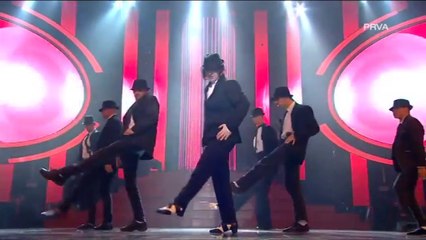 Aleksa Jelic i Daniel Kajmakoski kao Michael Jackson (TLZP 2019)