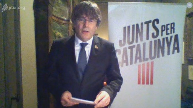 Puigdemont erige a JxCat como el que puede poner contra las cuerdas al Estado