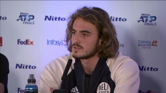 ATP Finals - Tsitsipas: Incroyable de faire partie d'un événement aussi prestigieux