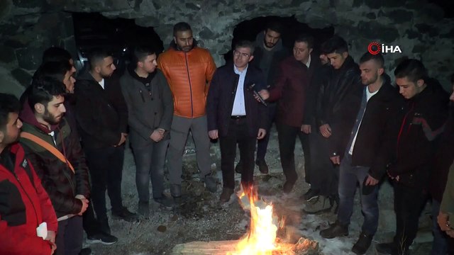 Erzurum’da Tarihi Aziziye ve Mecidiye tabyalarında ecdada saygı nöbeti