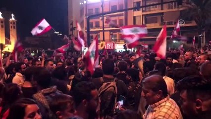 Lübnan'daki gösterilere "Diriliş Ertuğrul" müziği damga vurdu