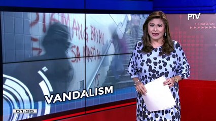 Manila LGU, kinondena ang vandalism sa Lagusnilad Underpass