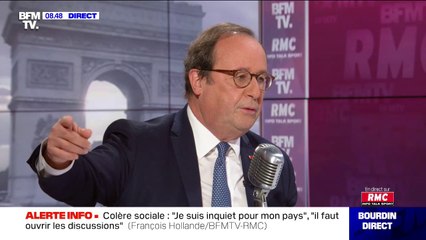 François Hollande sur les retraites: "On va mettre des personnes dans la rue pour une réforme qui interviendrait dans 40 ans ?"