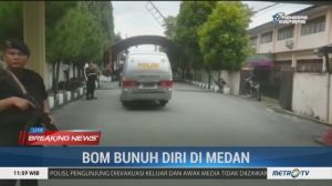 Korban Luka Bom Bunuh Diri Dirawat di RS Bhayangkara Medan
