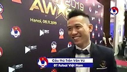 Trần Văn Vũ chia sẻ đầy cảm xúc tại AFF Awards Night 2019 | VFF Channel