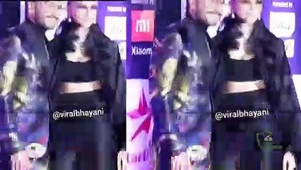 Newlymarried Deepika Padukone and Ranveer Singh looking so cute together for Star Awards 2018