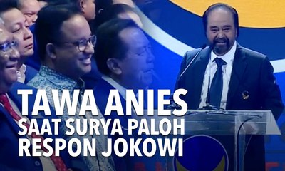 Tawa Anies Saat Canda Surya Paloh Respon Jokowi