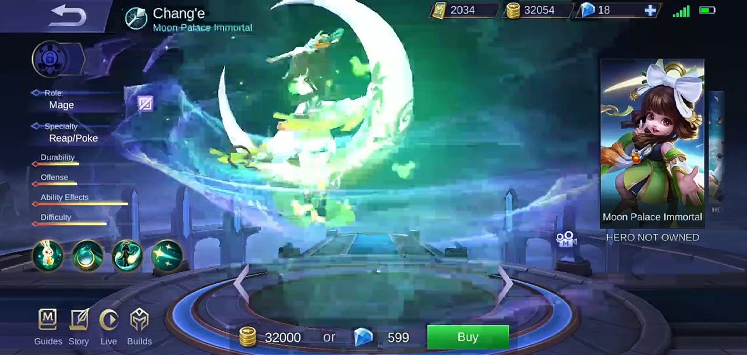 Mobile Legends Bang Bang Hero Chang'e Purchase