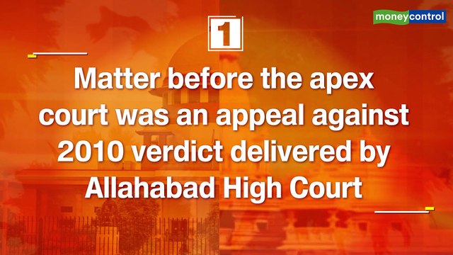 Ayodhya Verdict: 10 key points from SC's historic Ram Janmabhoomi-Babri Masjid land dispute judgment