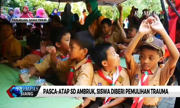 Pasca-Atap SD Ambruk, Siswa Diberi Pemulihan Trauma