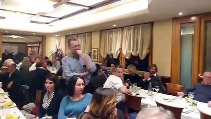 Arrigoni - Alla cena della #Lega di Merate con il sindaco Massimo Panzeri (08.11.19)