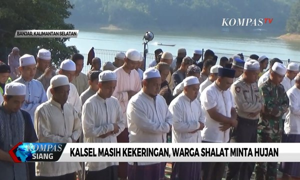 Kalsel Masih Kekeringan, Warga Shalat Minta Hujan