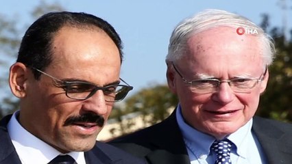 Cumhurbaşkanlığı Sözcüsü Kalın, James Jeffrey ile bir araya geldi