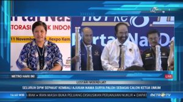 Seluruh DPW NasDem Sepakat Usulkan Surya Paloh Sebagai Ketua Umum