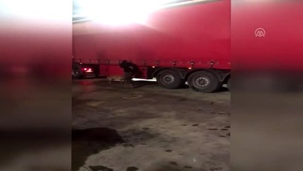 Tır çamurluğundan 94,5 kilogram afyon sakızı çıktı