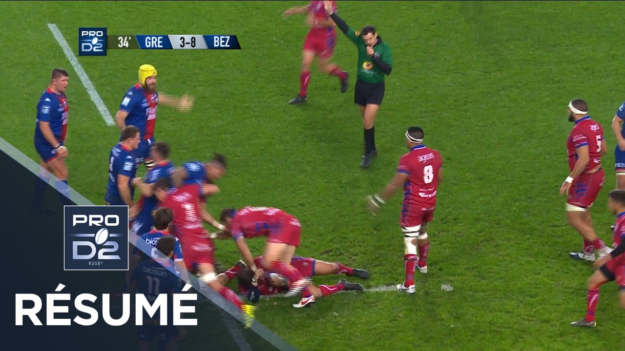 PRO D2 - Résumé Grenoble-Béziers: 25-18 - J10 - Saison 2019/2020