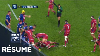 PRO D2 - Résumé Grenoble-Béziers: 25-18 - J10 - Saison 2019/2020