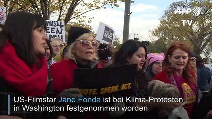 Janes Fonda bei Klima-Protesten festgenommen