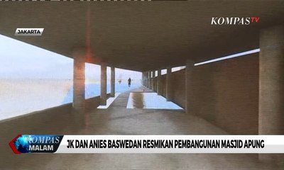 Jusuf Kalla dan Anies Baswedan Resmikan Pembangunan Masjid Apung