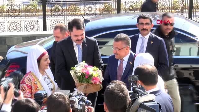 Yozgat fuat oktay, bakan kurum ile birlikte yozgat'ta il değerlendirme toplantısına katıldı