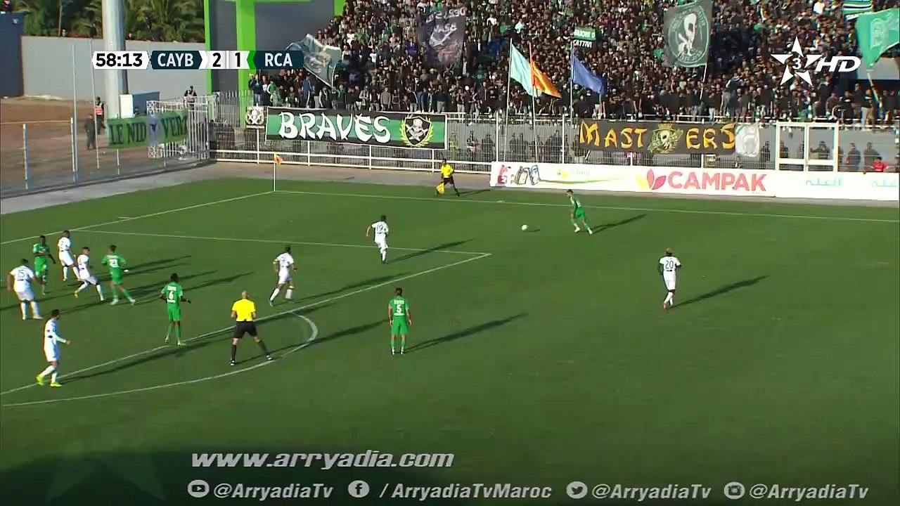 يوسفية برشيد 2-2 الرجاء الرياضي هدف سفيان رحيمي في الدقيقة 59. - - البطولة_الإحترافية مؤجل الجولة03