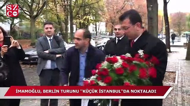 İmamoğlu, Berlin turunu “Küçük İstanbul”da noktaladı