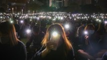 Memorials in Hong Kong for death of student, Chow Tsz-lok