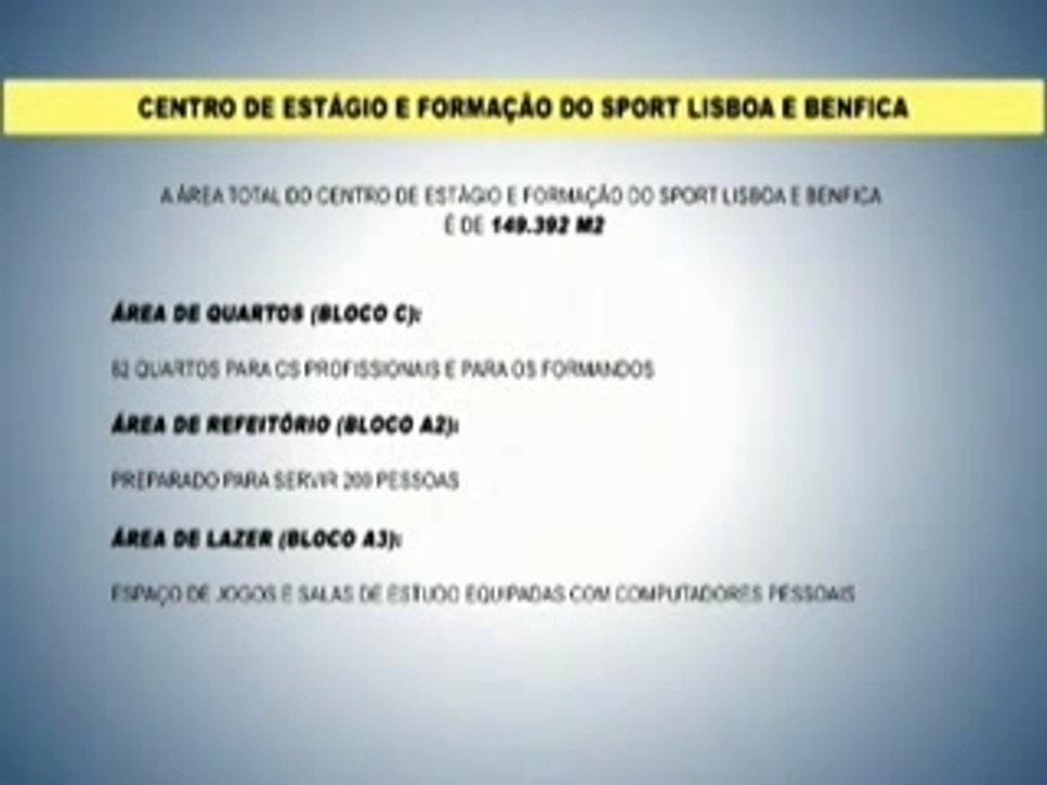 Centre formation benfica