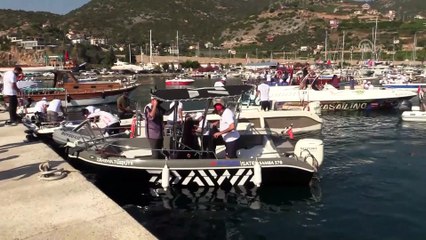 Alanya'da olta balıkçılığı turnuvası başladı - ANTALYA