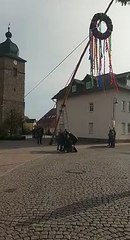 Dressage d'un arbre de mai (Fail)