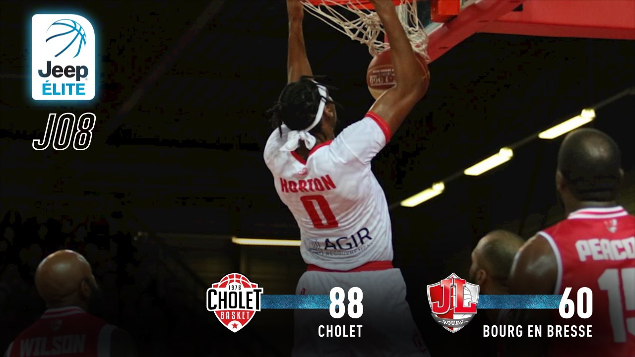 Jeep® ÉLITE : Cholet vs Bourg-en-Bresse (J8)