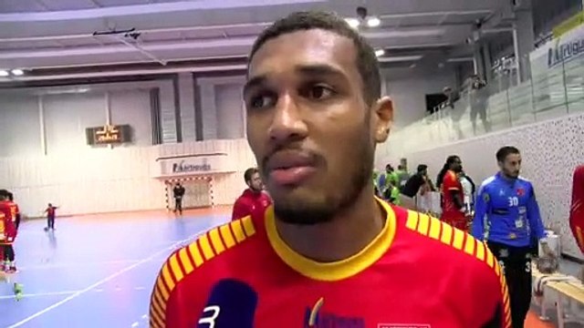 Brice Salignat après le match nul entre Martigues Handball et Annecy le Vieux