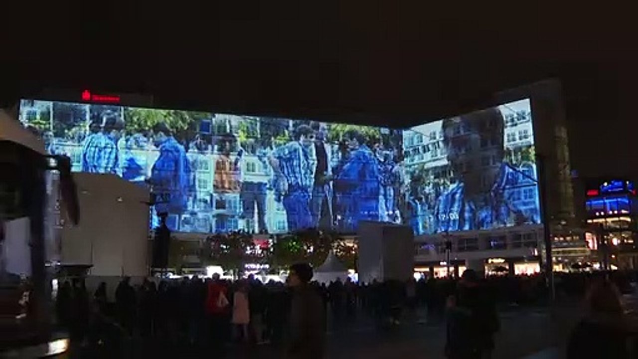 Mit Lichtprojektionen ins Jahr 1989 zurückblicken