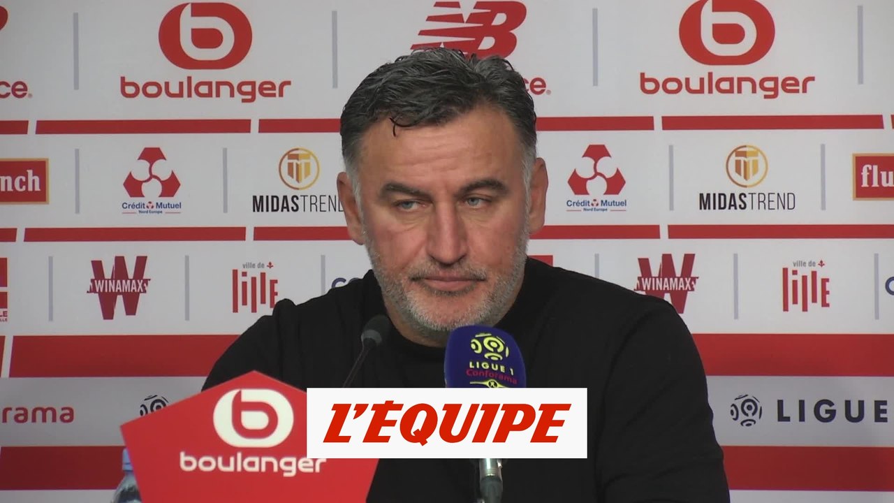 Galtier «Trop de déchet technique» - Foot - L1 - Lille