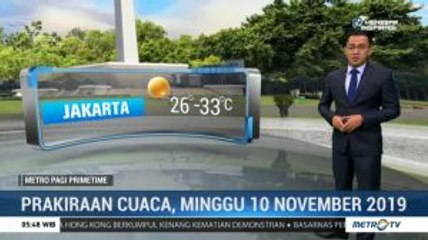 Prakiraan Cuaca Minggu 10 November 2019