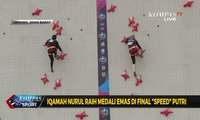 Kejuaraan Panjat Tebing Asia 2019, Iqamah Nurul Raih Medali Emas di Final 