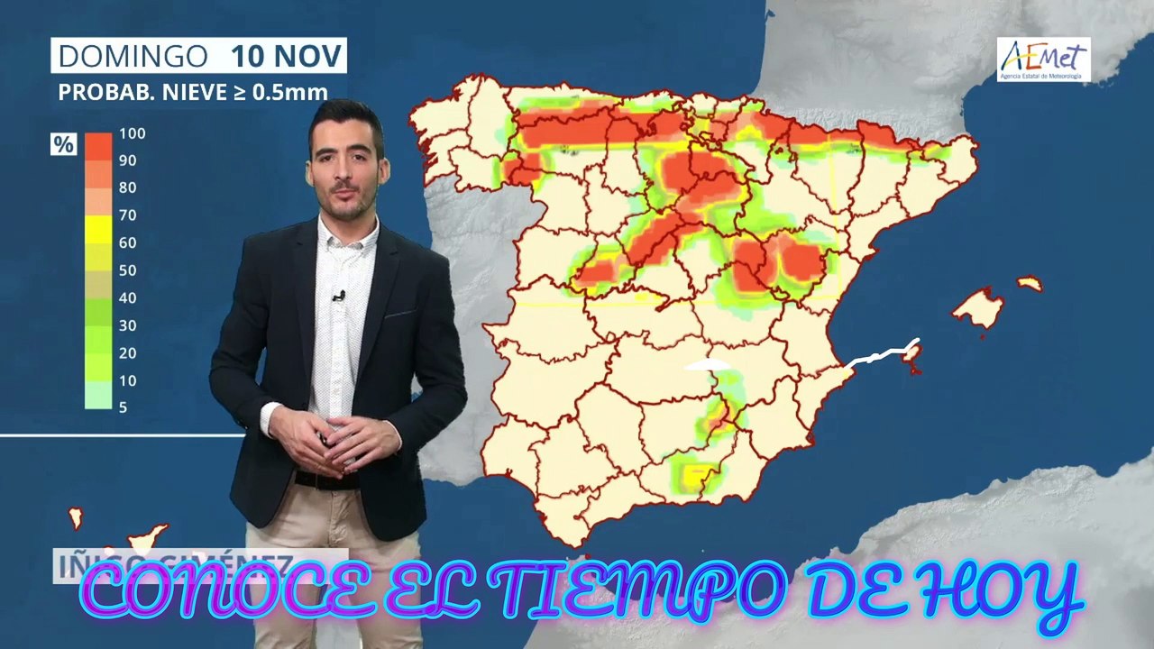 Conoce El Tiempo de Hoy Domingo 10 de Noviembre de 2019