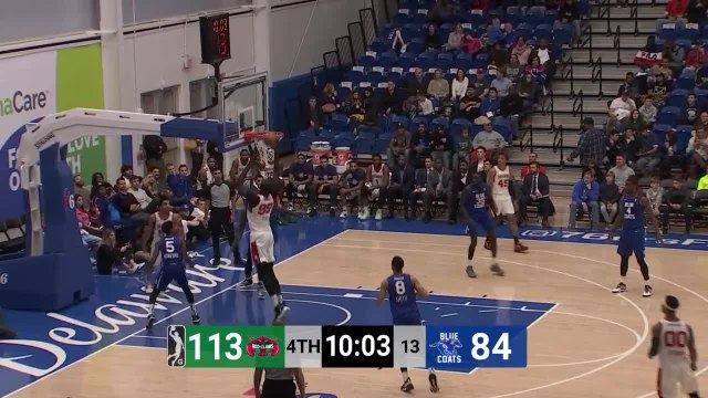 Tacko Fall Posts 13 points & 11 rebounds vs. Delaware Blue Coats