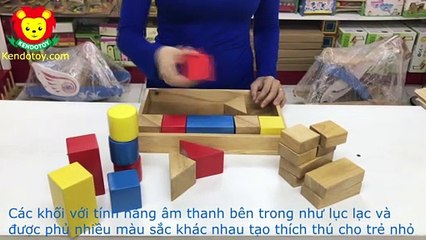 Bộ Khối xếp hình âm thanh lớn