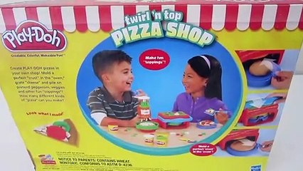 Play-Doh Spaghetti and Pizza Twirl N Top Pizza Shop Playset + Mega Fun  Extruder-