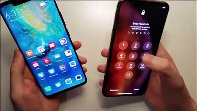 Huawei Mate 20 Pro vs iPhone XS Max Speed Test, Speakers & Cameras!